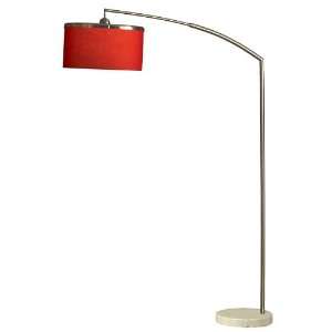  NOVA Lighting Brim Red Arc Lamp: Home Improvement