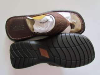 Born Mens BROWN Trail Thong Sandals Sizes 10,11  