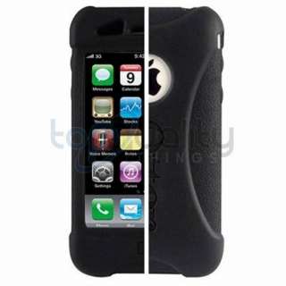 Apple iPhone 3 3G 3GS OtterBox Impact Series Case Black Silicone Skin 