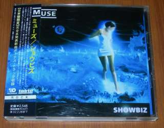 MUSE Showbiz Japan 13 track CD Album Spiral Static 699675101220  