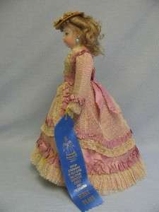 13 1/2 Incredibly Beautiful Antique French Fashion Doll UFDC Blue 