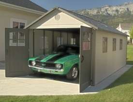 New Lifetime 60026 Storage Building 11x21 Outdoor Garage Shed  