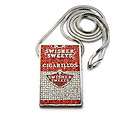 Iced Out Cigarillos Swisher Sweets Pendant w/ 36 Franco Chain Silver