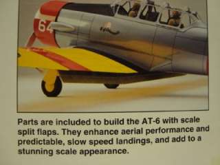 TOP FLITE GOLD EDITION AT 6 TEXAN R/C MODEL AIRPLANE KIT  