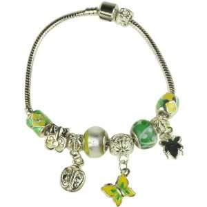  Green ButterflyTheme Charm Bracelets Jewelry