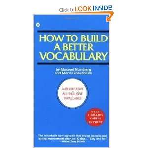  How to Build a Better Vocabulary (9780446315067) Maxwell 