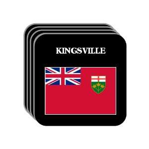 Ontario   KINGSVILLE Set of 4 Mini Mousepad Coasters
