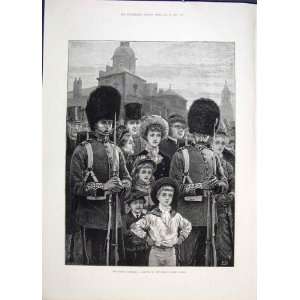   Queen Birthday Sketch Horse Guards Parade London 1883: Home & Kitchen