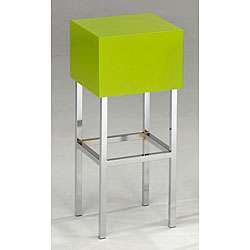 Green Cube Seat Barstool  