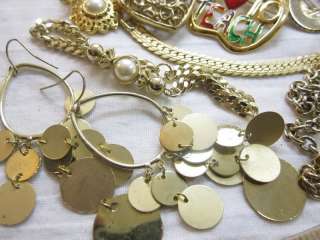   huge GOLD PLATED JEWELRY LOT*306grams RECOVERY*Not Scrap*ALL Wearable
