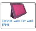 Leather Stand Folio Case Cover for HP TouchPad Tablet  