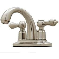 American Tap Medici Brass Double handle Satin Nickel Bathroom Faucet 