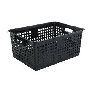  Black Iris Plastic Mesh Storage Basket X Large: Home 