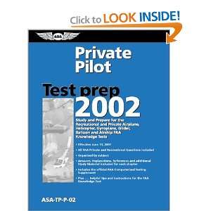  Private Pilot Test Prep: ASA TP P 02 with Book (2002 