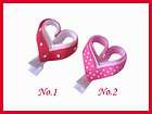   Girls Bug Hair Clip Character Heart Candy Rabbit owl + two tone 2.5