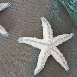  7.75 Wide Decorative Starfish. Made with Natural Sea Shells 