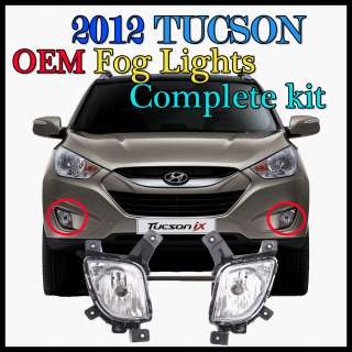 2012 Hyundai Tucson OEM Fog Lights/Lamps complete Full   Kit  