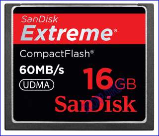 Genuine SANDISK 8GB EXTREME, CF Memory Card, 60MB/s,  