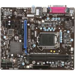 MSI H61M P23 (B3) Desktop Motherboard   Intel   Socket H2 LGA 1155 