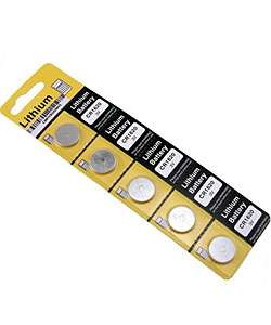 Lithium Coin Batteries CR1620, DL16202, ECR1620 (5 pack)  Overstock 