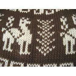 Alpaca Wool Blend Chullo Earflap Hat (Peru)  