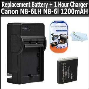  Replacement Battery For Canon NB 6LH NB 6L 1200MAH Each 