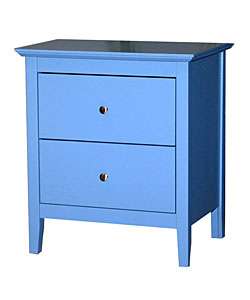 Kylie Blue 2 drawer Night Stand  Overstock