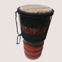 Handmade Tall Bongo Drum (Ghana)  