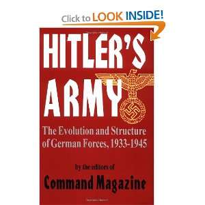  Hitlers Army (9781580970228) Command Books