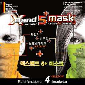 band 5+ mask skin gear series 4 season Blue  