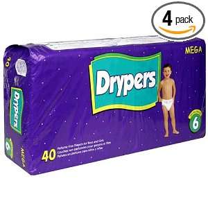   Case Pack, Four   40 Count Packs (160 Diapers)