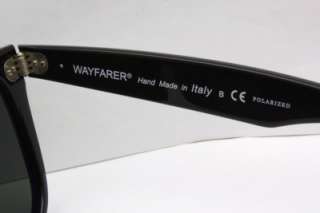   Ban Wayfarer Black Polarized Sunglasses 54mm RB2140 901/58 54  