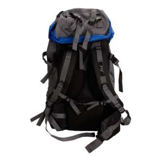 65L Outdoor Camping Hiking Backpack Bag Internal Frame Balance Gray 
