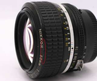 Nikon Nikkor AIS AI S Not AI 50mm F/1.2 50/1.2 F1.2 MF Lens EXC++ 