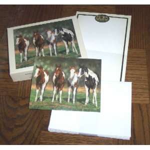 Boxed Note Cards   Horse   Pint Size Paints Design   Lang:  