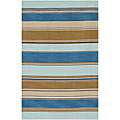 Stripe, Blue 7x9   10x14 Rugs   Buy Area Rugs Online 