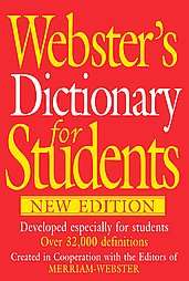 Webster`s Dictionary for Students  