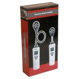   Thermometer Anemometer Vane Wind Air Flow Velocity Meter Electronics
