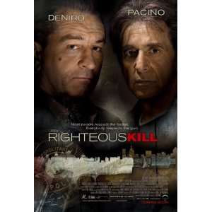Righteous Kill, Original 27x0 Double sided Regular Movie Poster