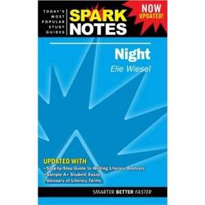   Notes Night (Spark Notes, Night) (9781411403635) Elie Wiesel Books