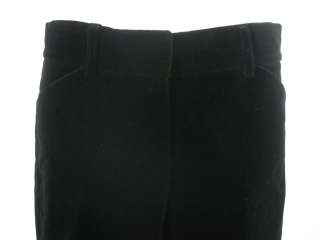 THEORY Black Velvet Bootcut Pants Sz 2  