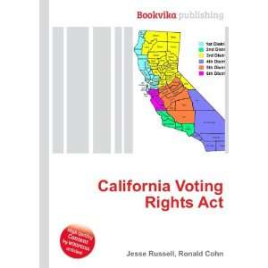  California Voting Rights Act Ronald Cohn Jesse Russell 