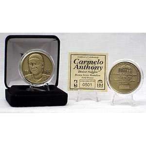 Carmelo Anthony Bronze Coin