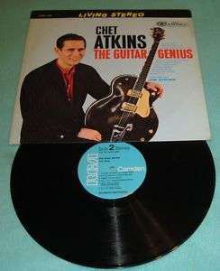 CHET ATKINS GUITAR GENIUS 1963 LP RCA/CAMDEN CAS 753  
