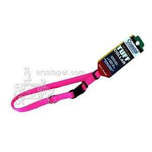    Nylon Dog/Cat Collar Adjustable 3/8 inch Neon Pink: Pet Supplies
