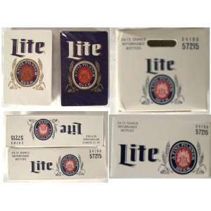Miller Lite Beer Case Playing Card Set