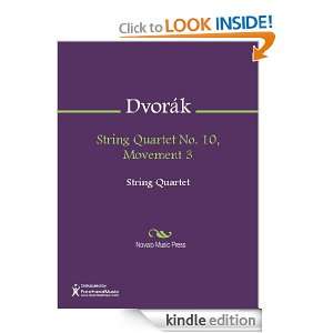   10, Movement 3 Sheet Music: Antonin Dvorak:  Kindle Store