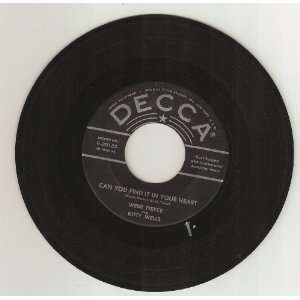  Can You Find It in Your Heart / Oh so Many Years, 45 RPM 