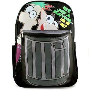  Phineas and Ferb Trash Can Backpack Toys & Games