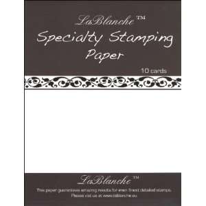   Speciality Stamping Paper LB1071 White A5 Card 10 Pack Electronics